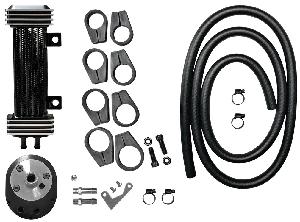 DELUXE OIL COOLER SYSTEM FOR 99-16 TOURING (EXCEPT TWIN COOLED) 00-17 SOFTAIL, 99-17 DYNA & 86-98 XL