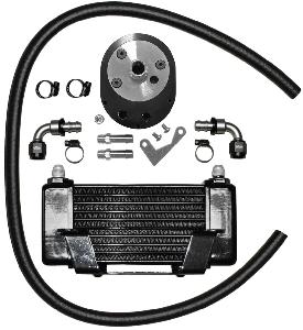 LOW MOUNT 10 RAW HORIZONTAL OIL COOLER FOR FLH 09-16