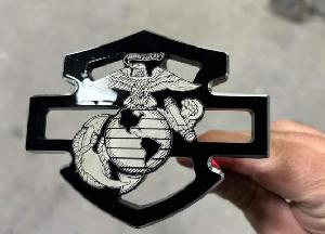 SEMPER-FI EMBLEMS FOR HARLEY DAVIDSON