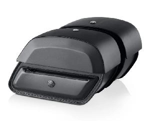 28L - PANTHEON MEDIUM QUICK MOUNT MOTORCYCLE SADDLEBAGS FOR HARLEY SPORTSTER 1200 CUSTOM XL1200C/XLH1200C