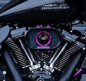 Chrome Super Ring Air Cleaner with Oil Bypass Kits For Harley 2018-2024 Softail 107/114/117 All Models & 2017-2023 Touring 107/114/117 All Models