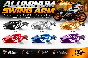 RACE EDITION ONE PIECE ALUMINUM SWING ARM FOR TOURING MODELS 2009+