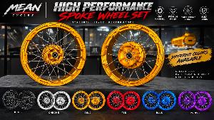 High-performance spoked wheel set for the Harley-Davidson Tourer series