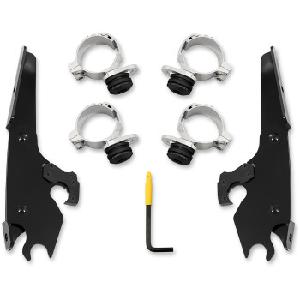 BATWING BLACK TRIGGER-LOCK MOUNT KIT FOR INDIAN SCOUT