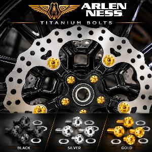 Titanium Floating Rotor Bolts, FLT Touring