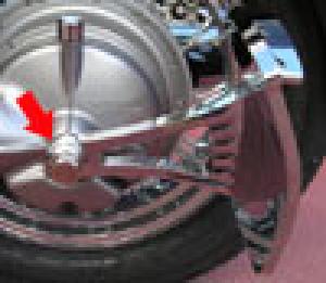 SIDE MOUNT LICENSE PLATE CUSTOM NUT FOR 18mm AXLE