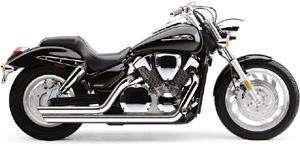SLASH-DOWNS SPEEDSTER EXHAUSTS WITH POWERPORT FOR VTX1300C 04-09 (1832)