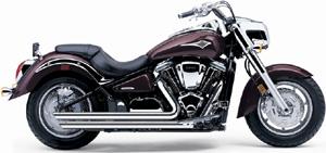 SLASH-DOWNS SPEEDSTER EXHAUSTS WITH POWERPORT FOR VN2000 