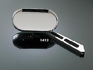 MAGNUM PLUS MIRROR LARGE HEAD WITH FLAT GLASS / LONG STEM (each)