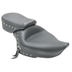 STANDARD STUDDED SOLO SEAT, 4.5 GAL FOR SPORTSTER 04-UP 