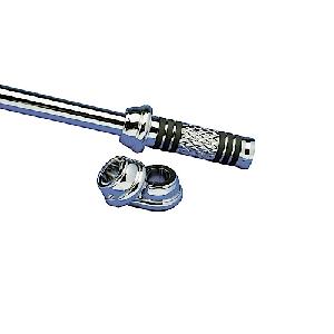 BILLET THROTTLE HOUSING/ SINGLE CABLE/ RADIUS/ CHROME (IN STOCK)