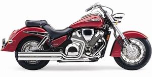 LONGS SPEEDSTER EXHAUST WITH POWERPORT FOR VTX1800R/S/N 02-UP 