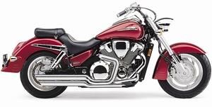 SLASH-DOWNS SPEEDSTER EXHAUSTS WITH POWERPORT FOR VTX1800R/S/N RETRO 03-UP