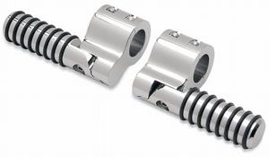 CHROME CLAP-ON FOOTPEGS