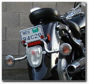 CLEAR TAILLIGHT KIT FOR V-STAR 1100 CLASSIC-SILVERADO