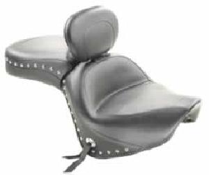 ONE PIECE STUDDED TOURING SEAT WITH DRIVER BACKREST FOR VN900 CLASSIC 06-UP/ CUSTOM 07-UP