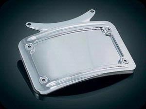 CURVED LICENSE PLATE FRAME