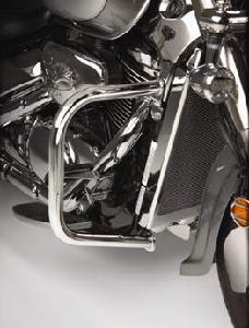 1 1/4 INCH 2 PIECE CHROME HIGHWAY BARS FOR SUZUKI C50/M50 05-UP/ VL800 01-04