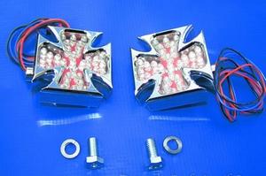 MALTESE CROSS LED TURN SIGNALS (RED)