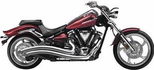 .CHROME SWEPT EXHAUST FOR STRYKER