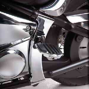 SWING ARM FRAME COVERS FOR VN900 CLASSIC/ CUSTOM 06-UP (STEEL)