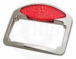 LED TAILLIGHT/TURN SIGNAL/LICENSE PLATE KIT FOR KUSTOM WERKS FENDER ((CHROME OR BLACK))