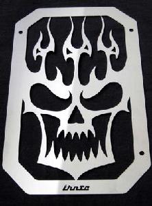 SKULL #2 RADIATOR GRILL FOR VN900 (Stainless Steel) / 2 IN STOCK