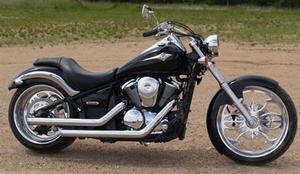 6 DEGREE TRIPLE TREE FOR VN900 (POLISHED-BLACK OR CHROME)