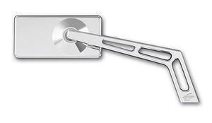 WEEKEND WARRIOR WITH CUT-OUT STEM, RECTANGLE SMOOTH, CHROME / LEFT (102450)
