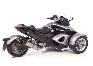 SBK FACTORY EVOII TITANIUM SLIP ON w/ CARBON END CAP (8121)