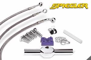 3 BRAKE LINE KIT FOR YAMAHA RAIDER - STAINLESS