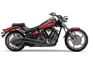 .BLACK SWEPT EXHAUST FOR RAIDER 