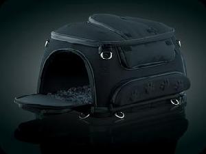 PET PALACE LUGGAGE RACK BAG (BLACK/ GREY) ((1 IN STOCK))