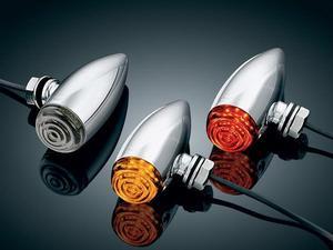 LED SMOOTH MINI BULLETS WITH SMOKE LENSES (PAIR) 