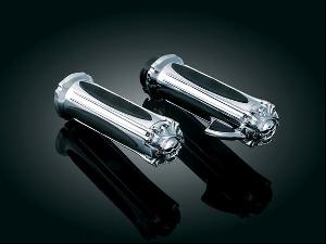 ZOMBIE GRIPS WITH THROTLE BOSS FOR HD 08-10 W/ DUAL ELECTRONIC CABLE (PAIR)