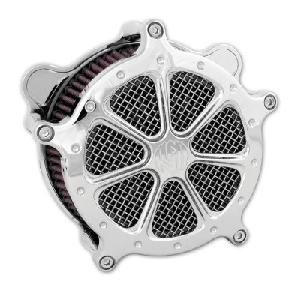VENTURY SPEED 7 CHROME FILTER FOR 93-06 BIG TWIN MODELS W/ STOCK CV CARB