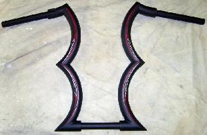 .DEEPSICKNESS WICKED APES FOR METRICS / H.D's & CUSTOM BIKES (Raw, Flat black, Gloss Black or Texture Black)