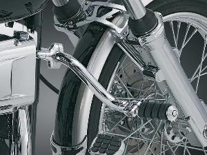 ADJUSTABLE MUSTACHE BAR W/OUT PEG FOR Harley FLST/ FXST (86- 14)/ Yamaha Road Star (99-14)/ Raider (04-14)/ V-Star 650 (98-14)