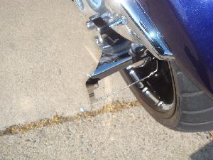 STAINLESS HORIZONTAL SIDE MOUNT LICENSE PLATE FOR M109R
