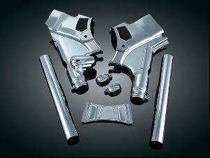 DELUXE NECK COVERS FOR HARLEY DRESSER/ TOURING 09-11