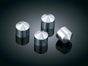 PEAKED ROCKER BOX BOLT COVERS FOR 99-11 TWIN CAMS (SET/6)