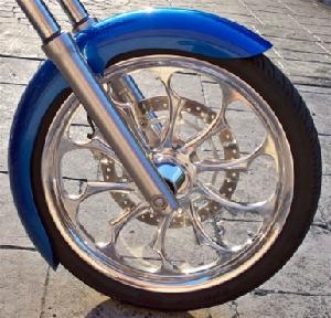 LONGSHOT WIDE FRONT FENDER FOR HONDA FURY WITH 21 X 3.5