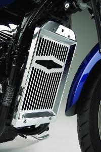 CHROME CELESTAR RADIATOR GRILLE FOR KAWASAKI MEANSTREAK 1500/1600/ SUZUKI M95/VZ1600