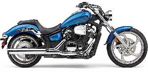 CHROME SLIP-ON MUFFLER WITH SCALLOPED TIP FOR STRYKER 11-17