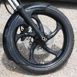 FULL WRAP FRONT FENDER FOR THE STAR STRYKER -STANDARD CUT STOCK WHEEL