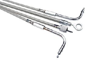 STAINLESS STEEL BRAIDED CLUTCH CABLES FOR SUZUKI M109R 06-UP (LENGTH OPTIONS)