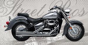 2.5 INCH DOUBLE WALL STREET PRO'S FOR SUZUKI 05-UP C50 