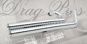 3 INCH DOUBLE WALL DRAG PROS FOR YAMAHA 07-UP VSTAR 1300