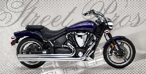 2.5 INCH DOUBLE WALL STREET PROS FOR YAMAHA 02-09 WARRIOR 
