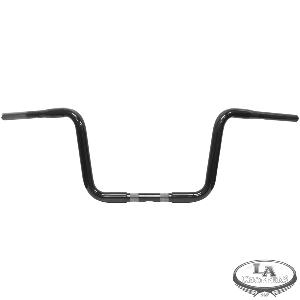 10 INCH BLACK APE HANGER W/ 8 INCH PULL BACK FOR THROTTLE BY WIRE 